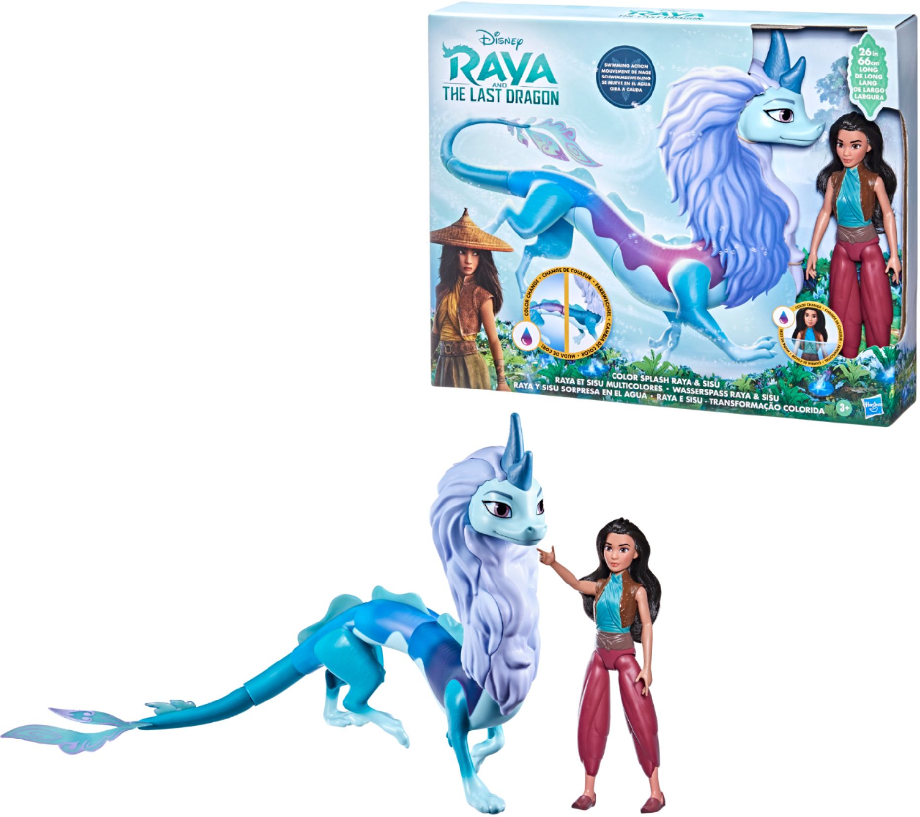 Disney Princess Disney's Raya and The Last Dragon Color Splash Raya and  Sisu F2941 - Best Buy