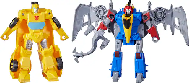 Front. Transformers - Bumblebee Cyberverse Adventures Dinobots Unite Dino Combiners Bumbleswoop.