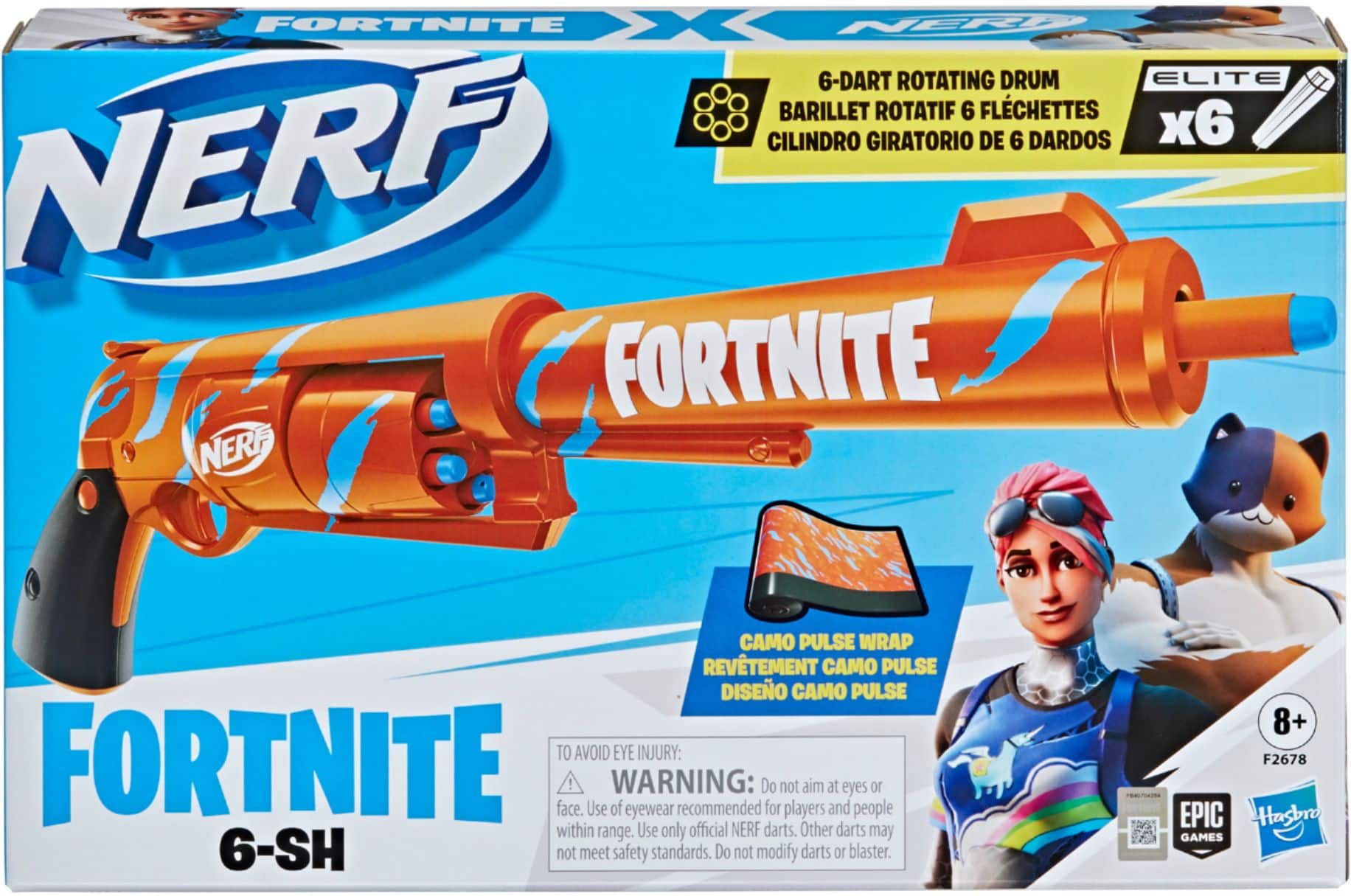 Alt View 11. Nerf - Nerf Fortnite 6-SH Dart Blaster.