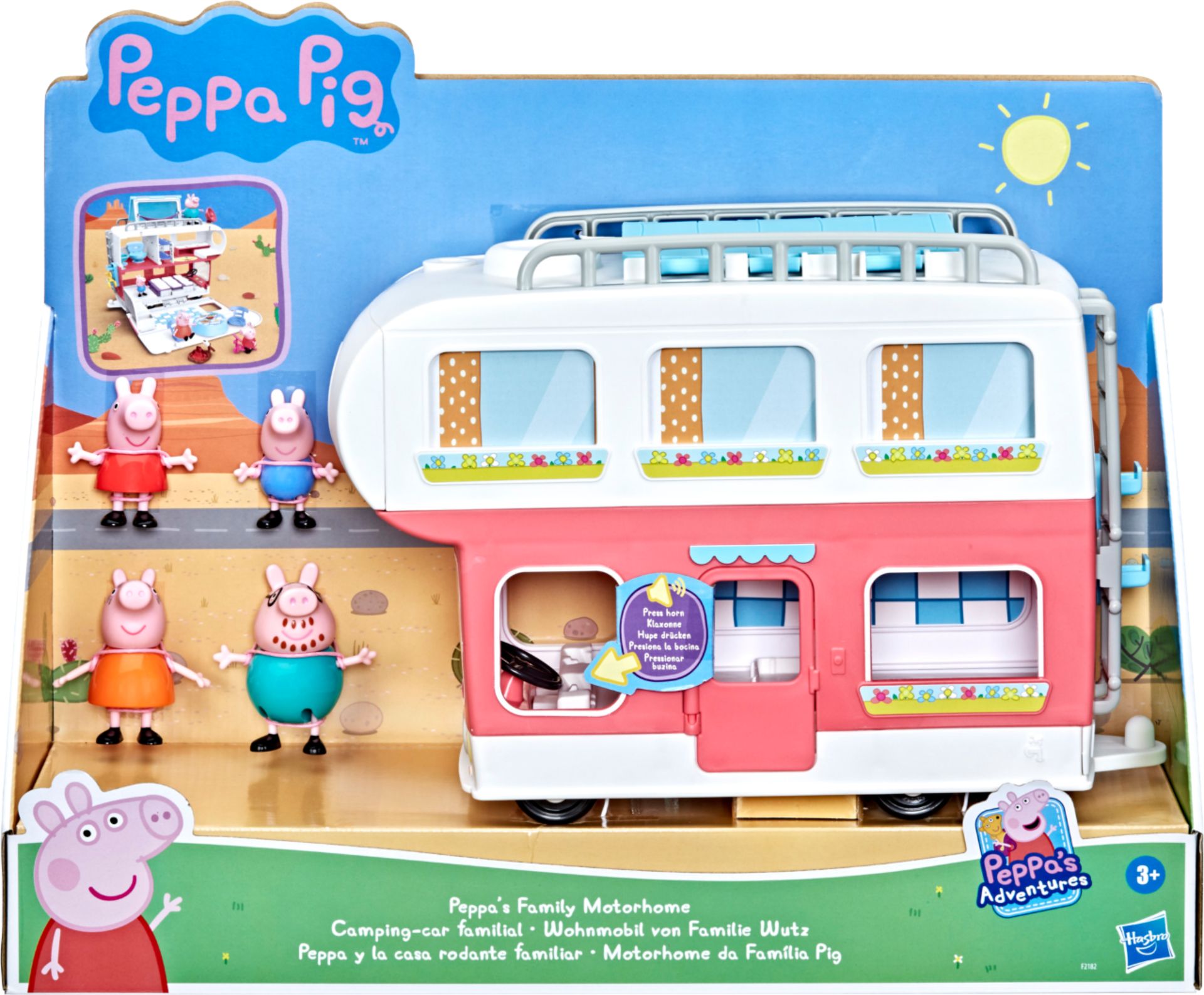 Peppa Pig Peppa's Adventures Peppa's Family Motorhome Toy F2182 - Best Buy