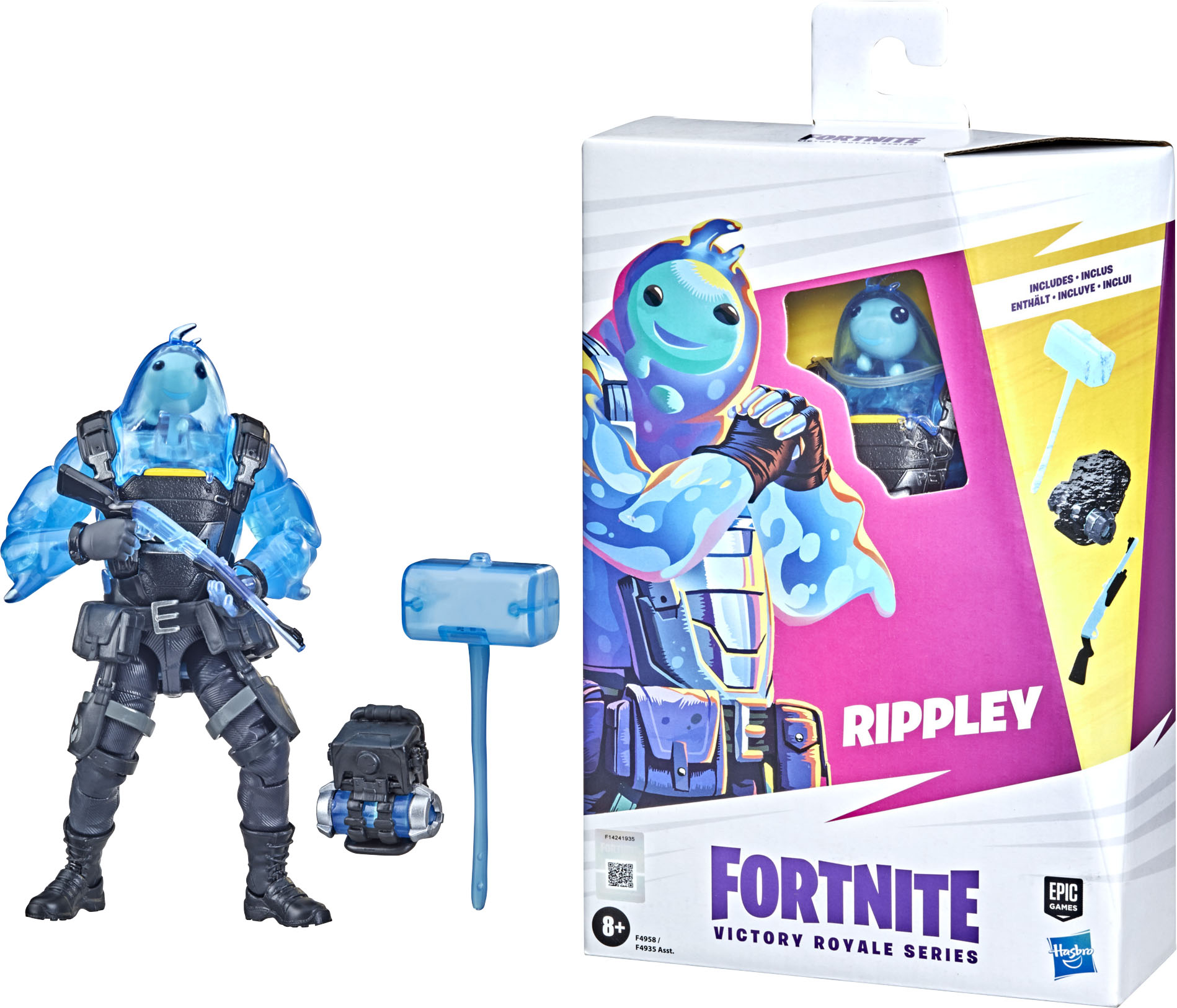 Hasbro Fortnite Victory Royale Series Rippley Collectible Action Figure ... - 6470232 SD