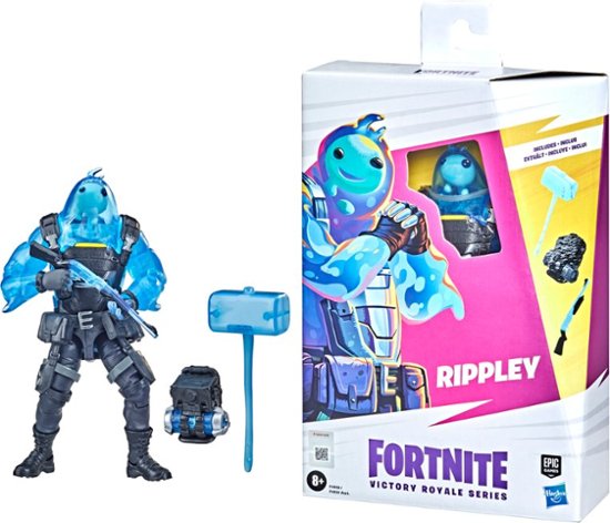 Hasbro Fortnite Victory Royale Series Rippley Collectible Action Figure with Accessories – Ages 8 and Up, 6-inch