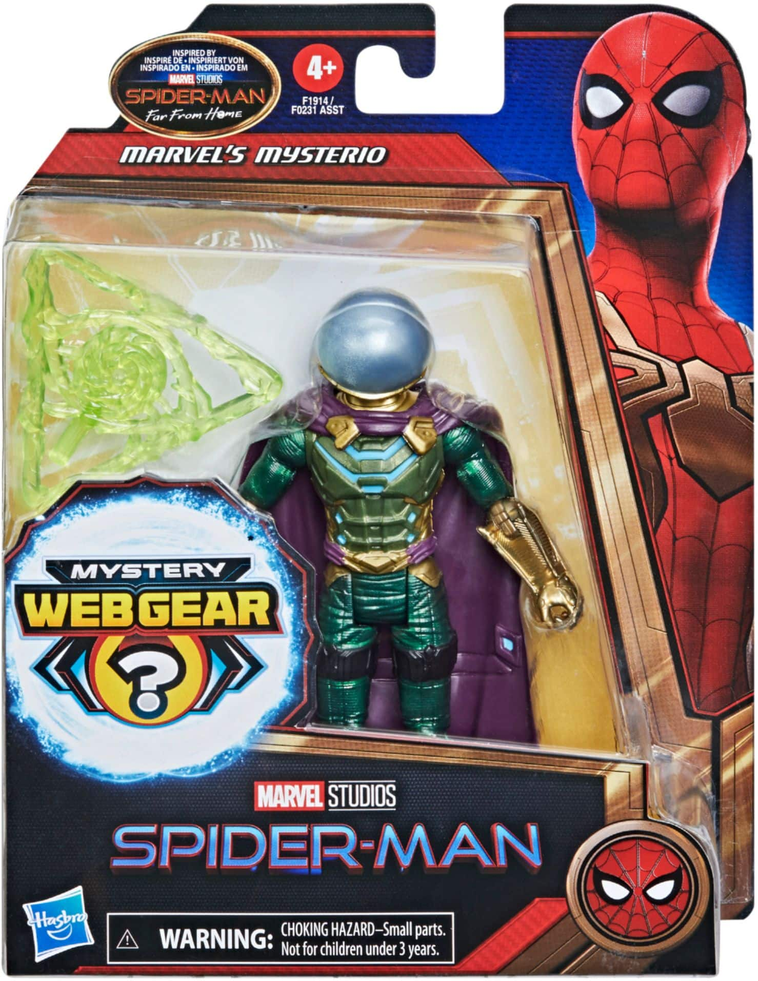 Marvel: Spiderman Web Gear Kids Toy Action Figure for Boys and