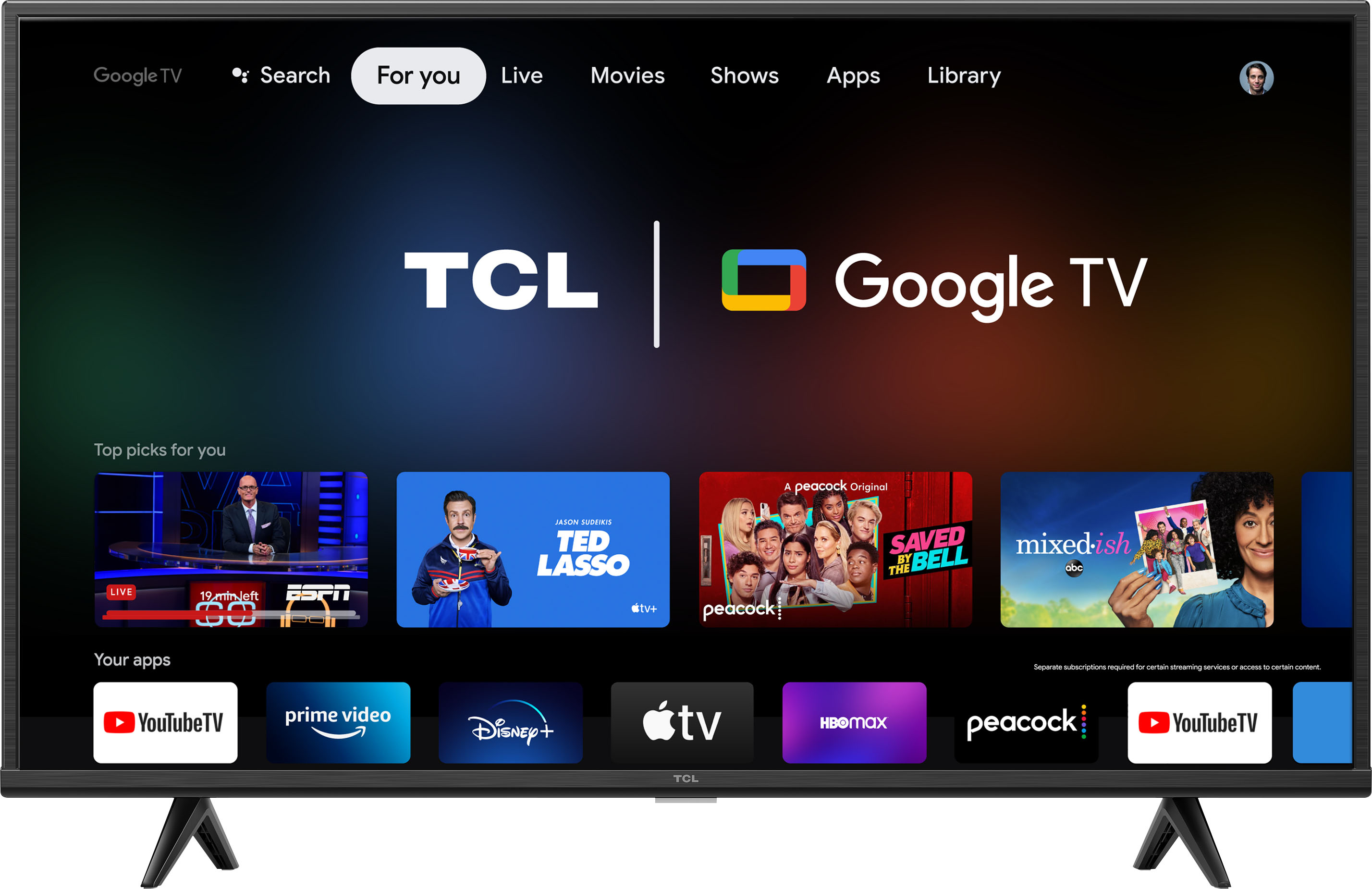 TCL 43" Class 4-Series LED 4K UHD Smart Google TV 43S446 - Best Buy