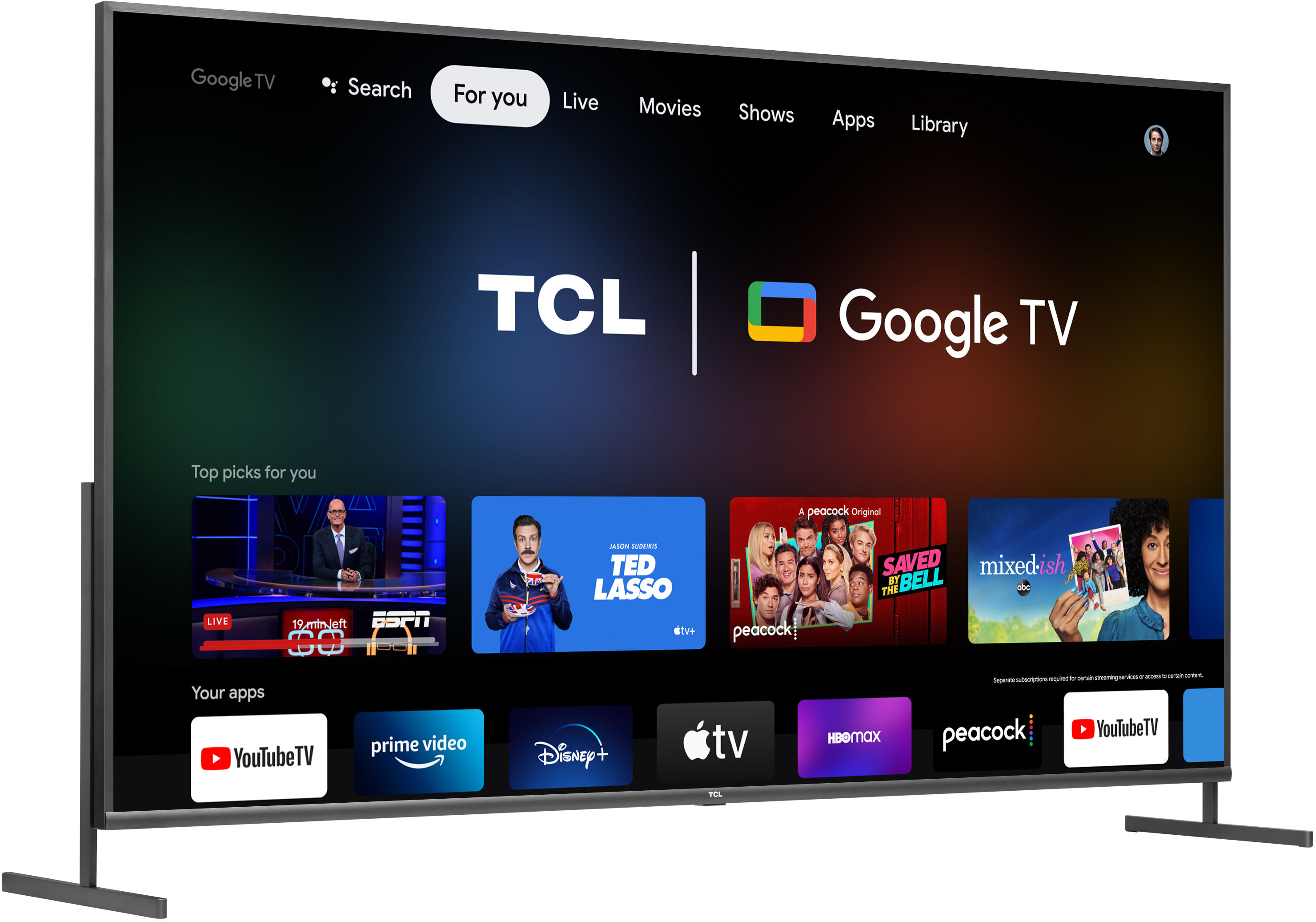 TCL 85 Class 4-Series LED 4K UHD Smart Google TV 85S446 - Best Buy
