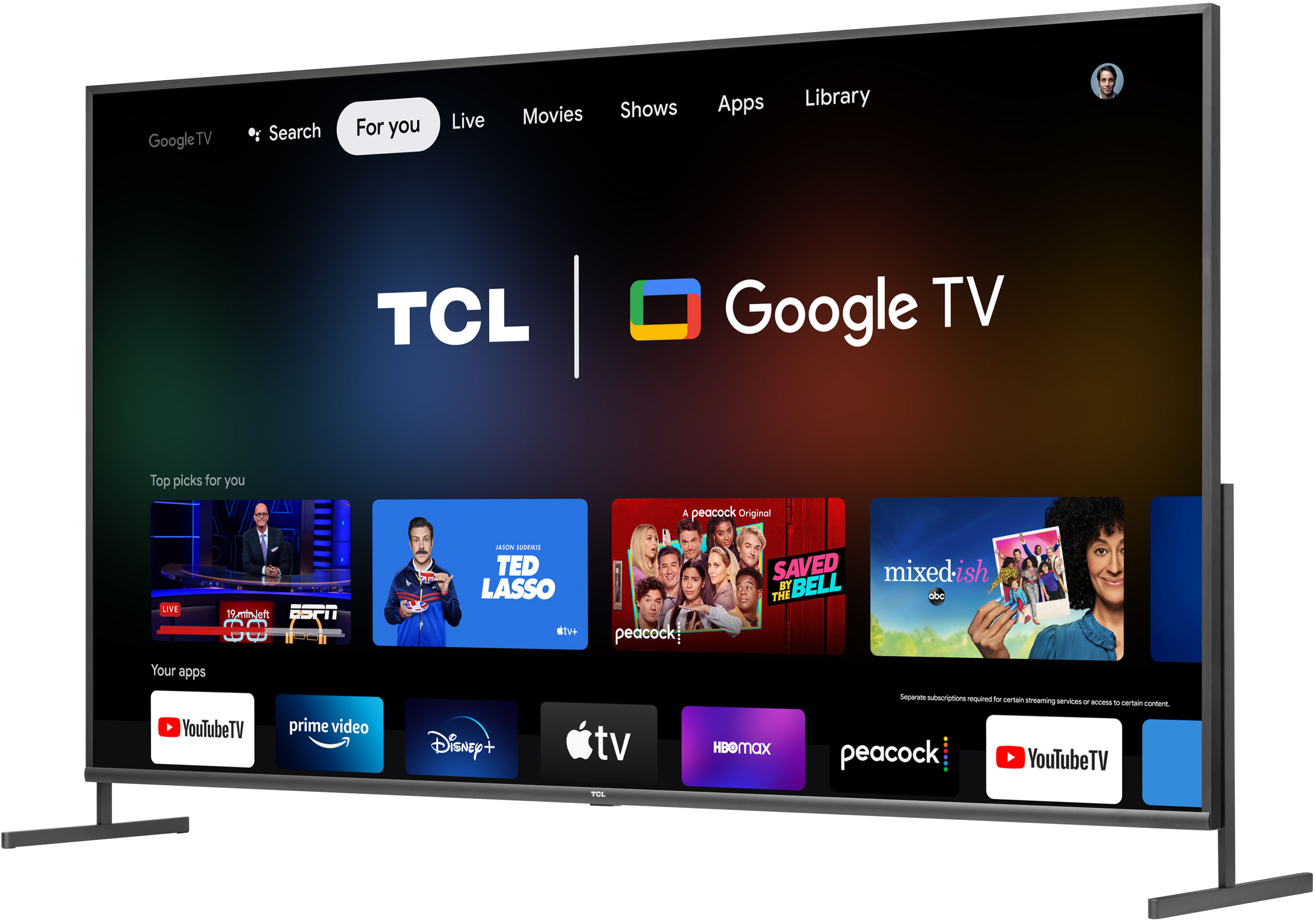 Aplicativo do Disney + nas Android TVs da TCL