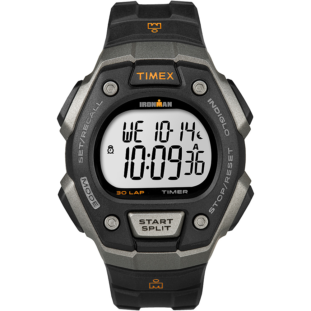 Timex - Men's IRONMAN Classic 30 38mm Watch with Pay - Black/Silver-Tone/Timex Pay