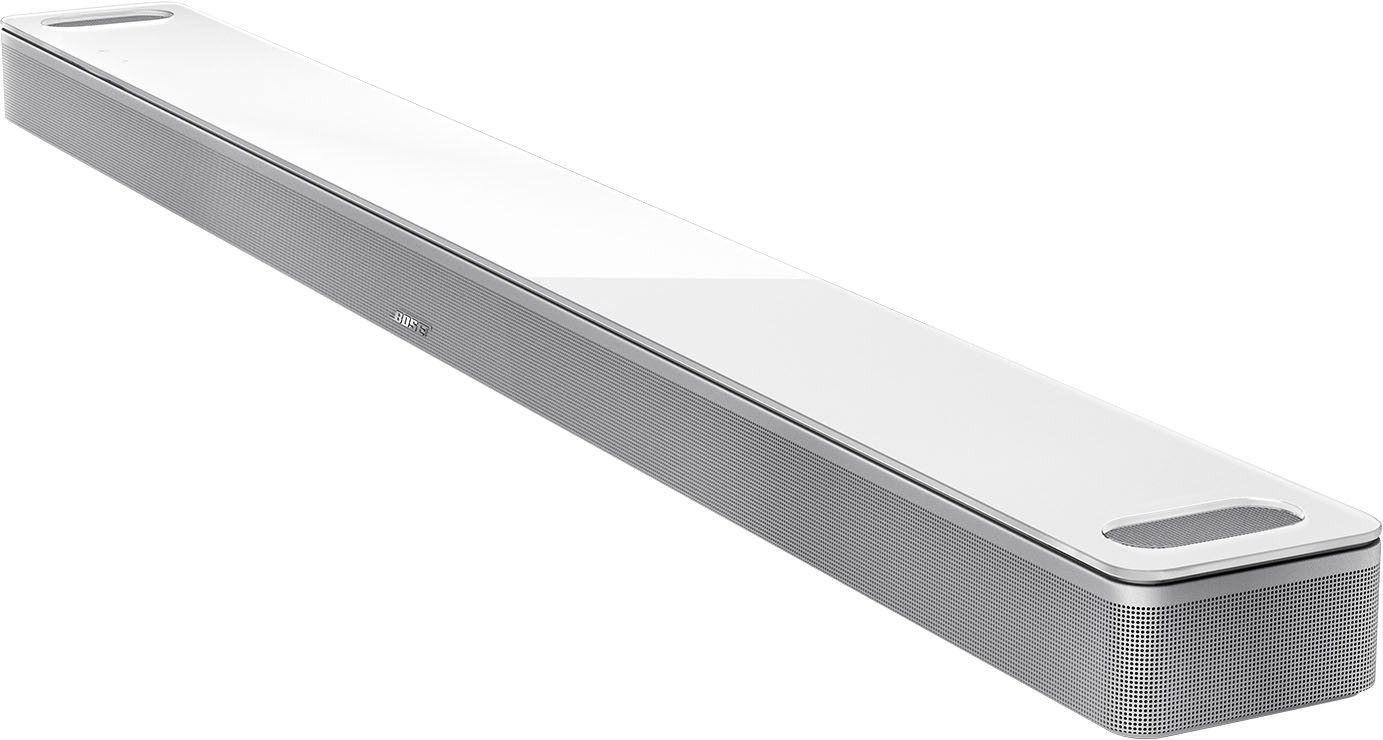 Angle View: Bose - Smart Soundbar 900 With Dolby Atmos and Voice Assistant - White