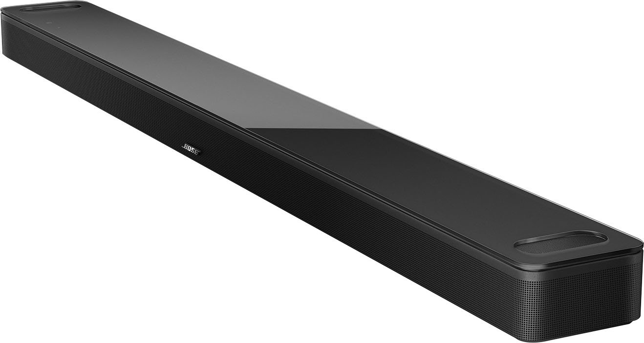 Angle View: Bose - Surround Speakers 120-Watt Wireless Home Theater Speakers (Pair) - Black