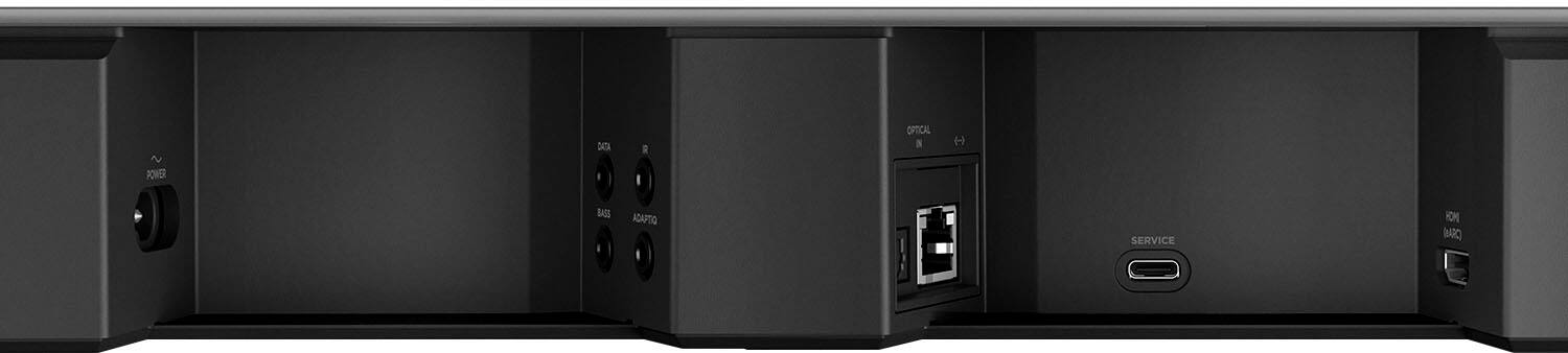 Back. Bose - Smart Soundbar 900 With Dolby Atmos and Voice Assistant - Black.