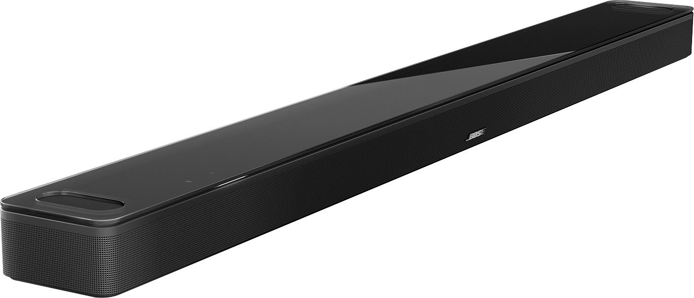 Left View: Bose - Smart Soundbar 900 With Dolby Atmos and Voice Assistant - Black