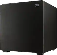 Front. Definitive Technology - Descend 12" Sub 3XR Architecture 1500W Peak Class H Amplifier (2) 12" Bass Radiators - Black.