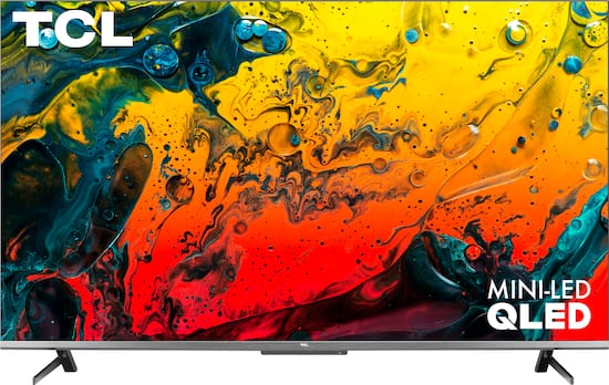 Front Zoom. TCL - 55" Class 6-Series Mini-LED QLED 4K UHD Smart Google TV.