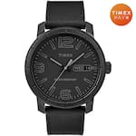 Timex men's mod 44 leather strap watch on sale