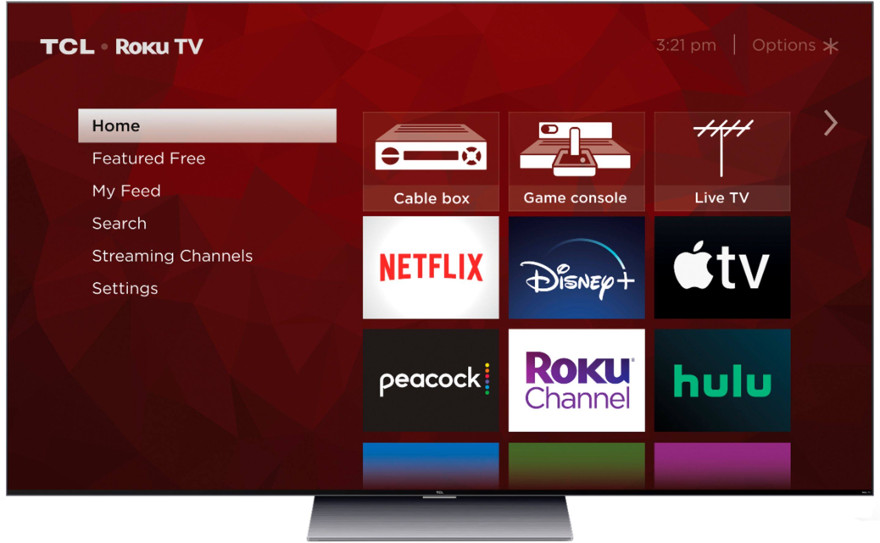 Alt View 13. TCL - 75" Class 6-Series Mini-LED QLED 8K UHD Smart Roku TV - Black.