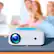 Alt View 17. Vankyo - Leisure E30TB Wireless Native 1080P HD Projector with Bonus Screen - White/Blue.