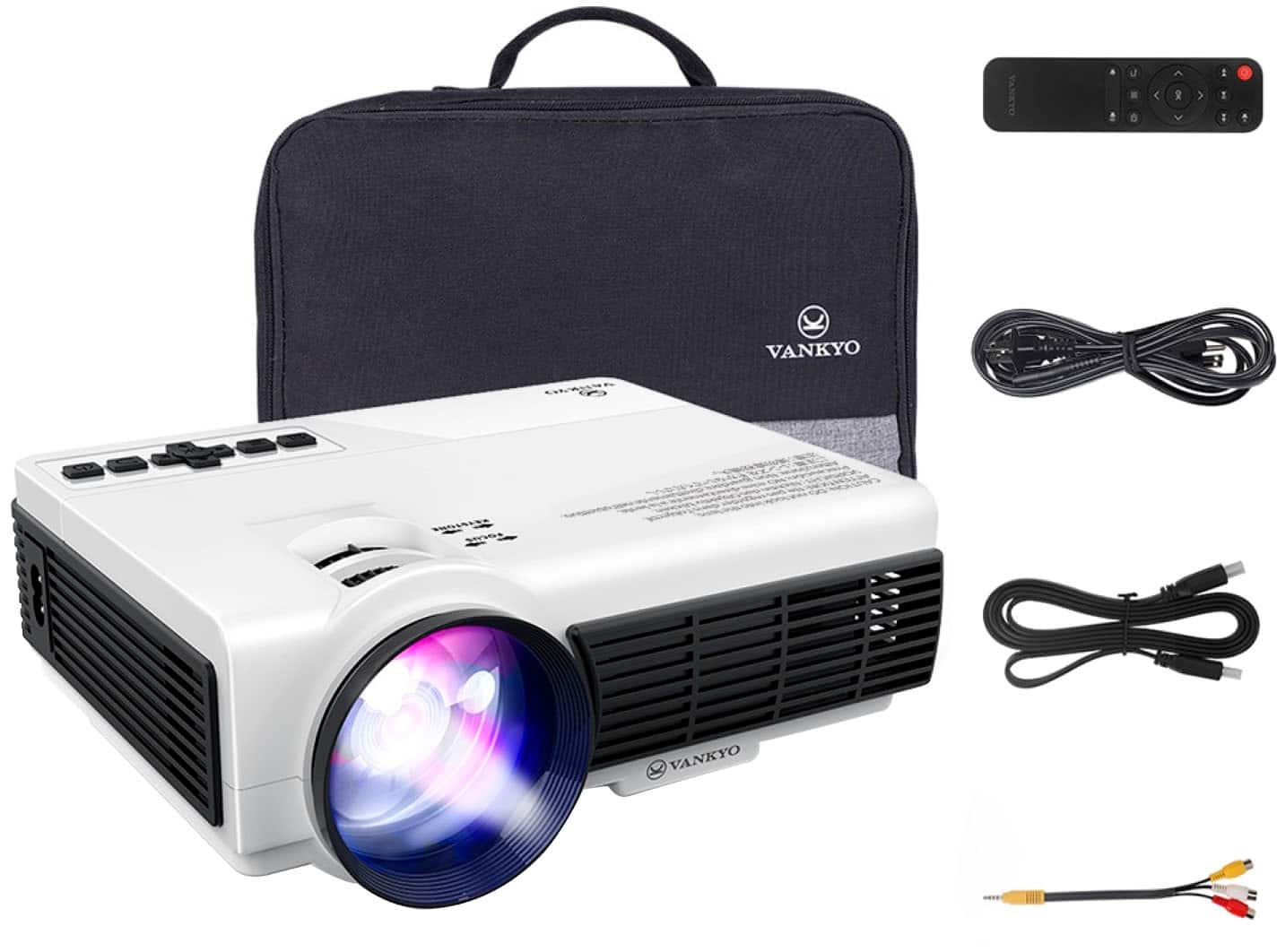 Alt View 15. Vankyo - Leisure 3W Pro Native 720P Wireless Single LCD Mini Projector - White.