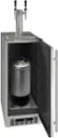 Alt View 12. U-Line - 3.6 Cu. Ft. 2-Tap Beverage Cooler and Kegerator - Stainless Steel.