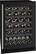 Angle. U-Line - 24 bottle Wine Refrigerator - Black.