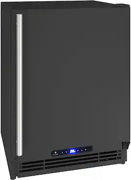 U-Line - 21” Refrigerator / Ice Maker - Black
