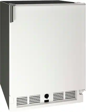 Alt View 13. U-Line - 21” Refrigerator / Ice Maker - stainless steel.