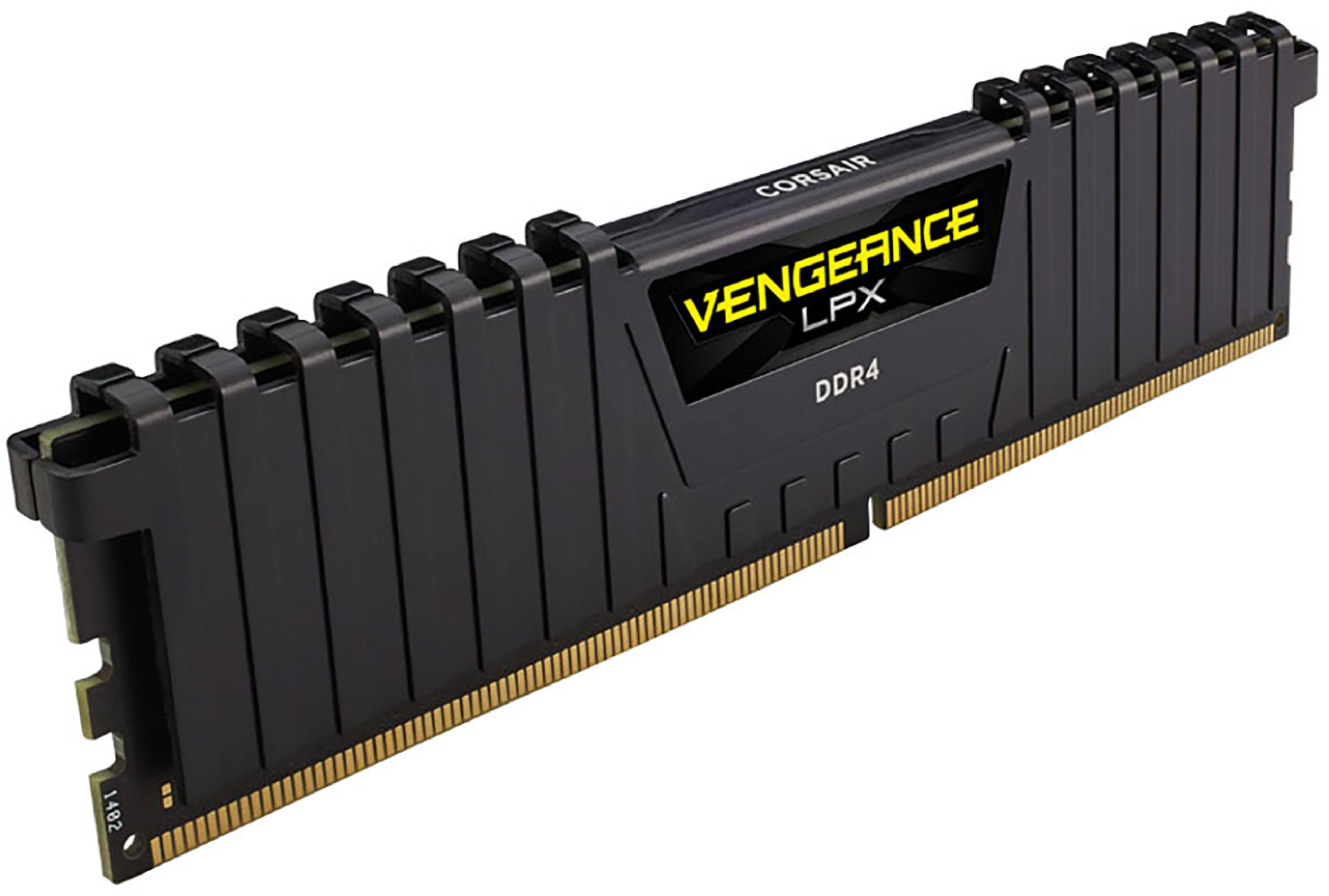 Alt View 1. CORSAIR - VENGEANCE LPX 32GB (2x16GB) DDR4 3600MHz C18 UDIMM Desktop Memory - Black.