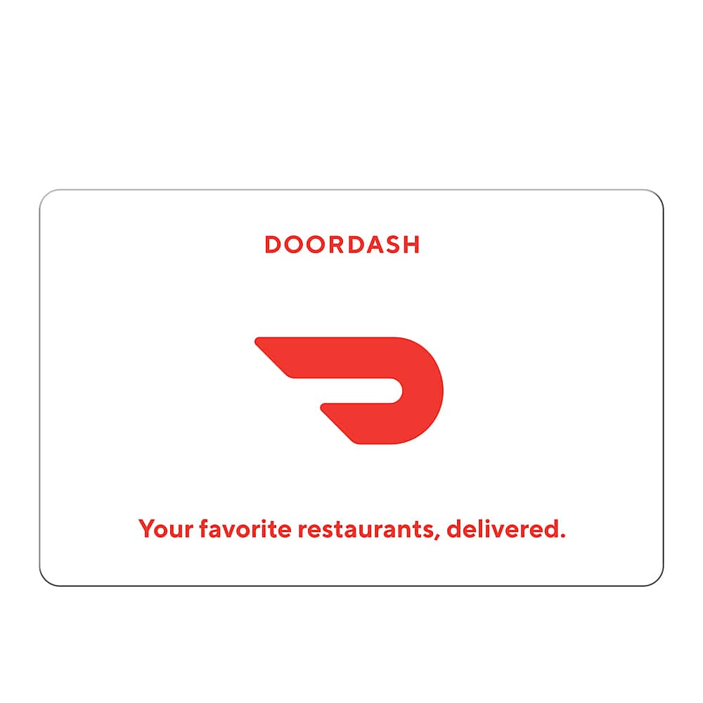 Front. DoorDash - $15 Gift Code (Digital Delivery).
