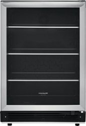 Frigidaire - Gallery 5.3 Cu. Ft. Built-In Beverage Center - Stainless Steel - Silver - Front_Zoom