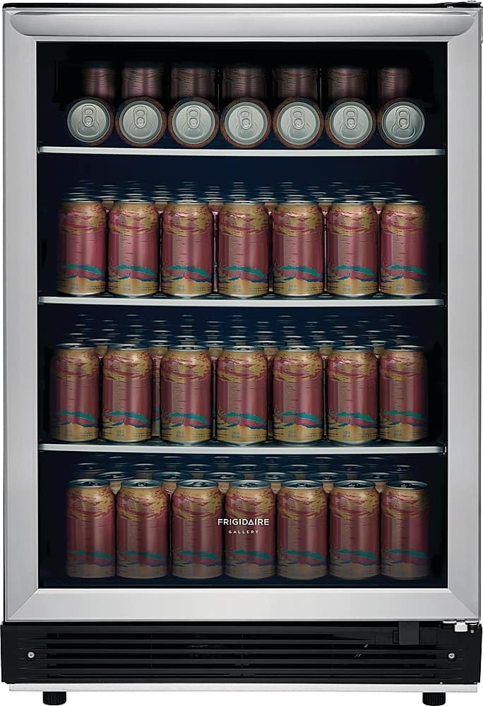 Alt View 13. Frigidaire - Gallery 5.3 Cu. Ft. Built-In Beverage Center - Stainless Steel - Silver.