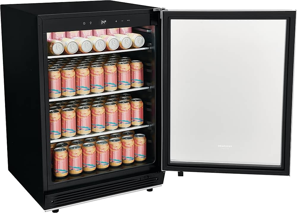 Alt View 15. Frigidaire - Gallery 5.3 Cu. Ft. Built-In Beverage Center - Stainless Steel - Silver.