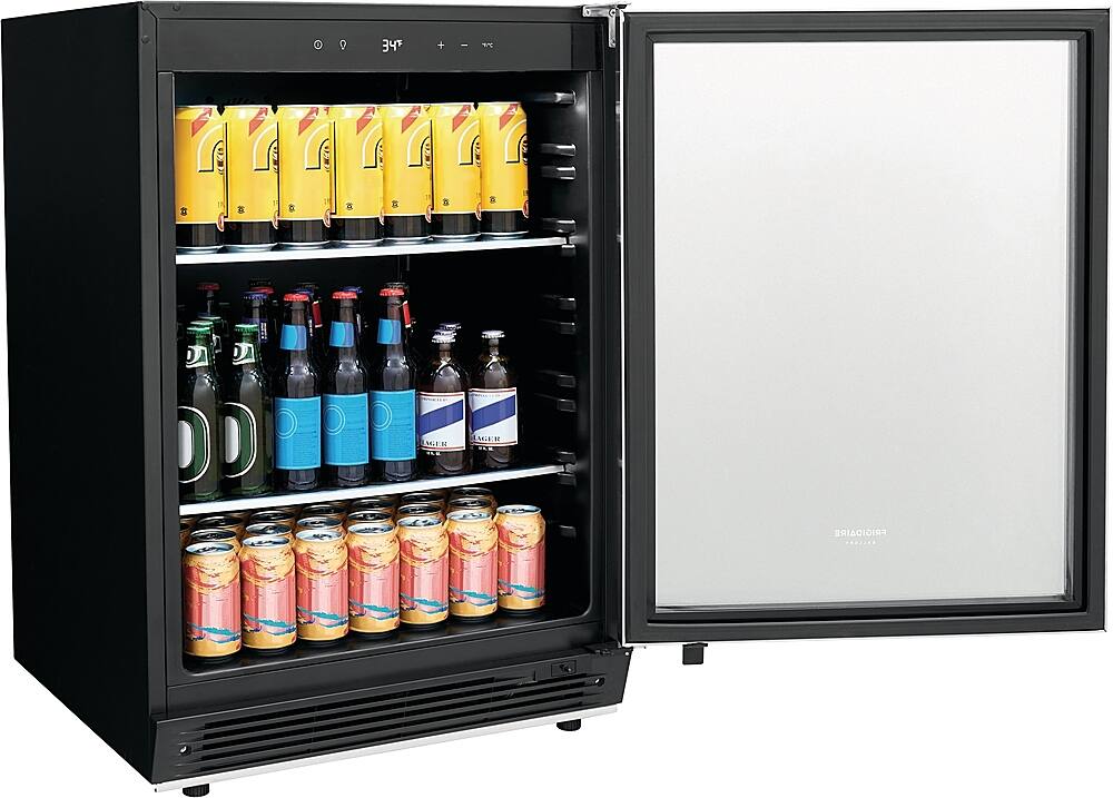 Alt View 20. Frigidaire - Gallery 5.3 Cu. Ft. Built-In Beverage Center - Stainless Steel - Silver.