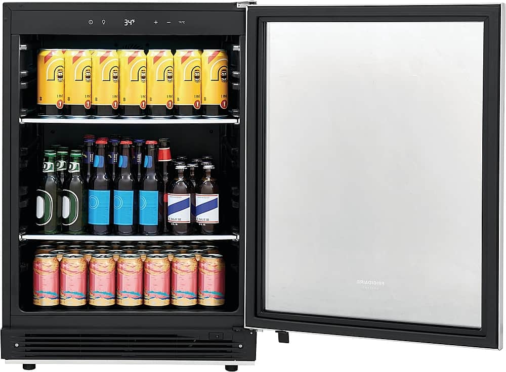 Alt View 21. Frigidaire - Gallery 5.3 Cu. Ft. Built-In Beverage Center - Stainless Steel - Silver.
