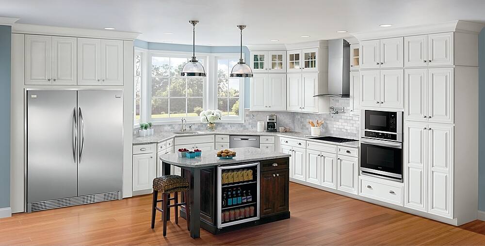 Alt View 22. Frigidaire - Gallery 5.3 Cu. Ft. Built-In Beverage Center - Stainless Steel - Silver.