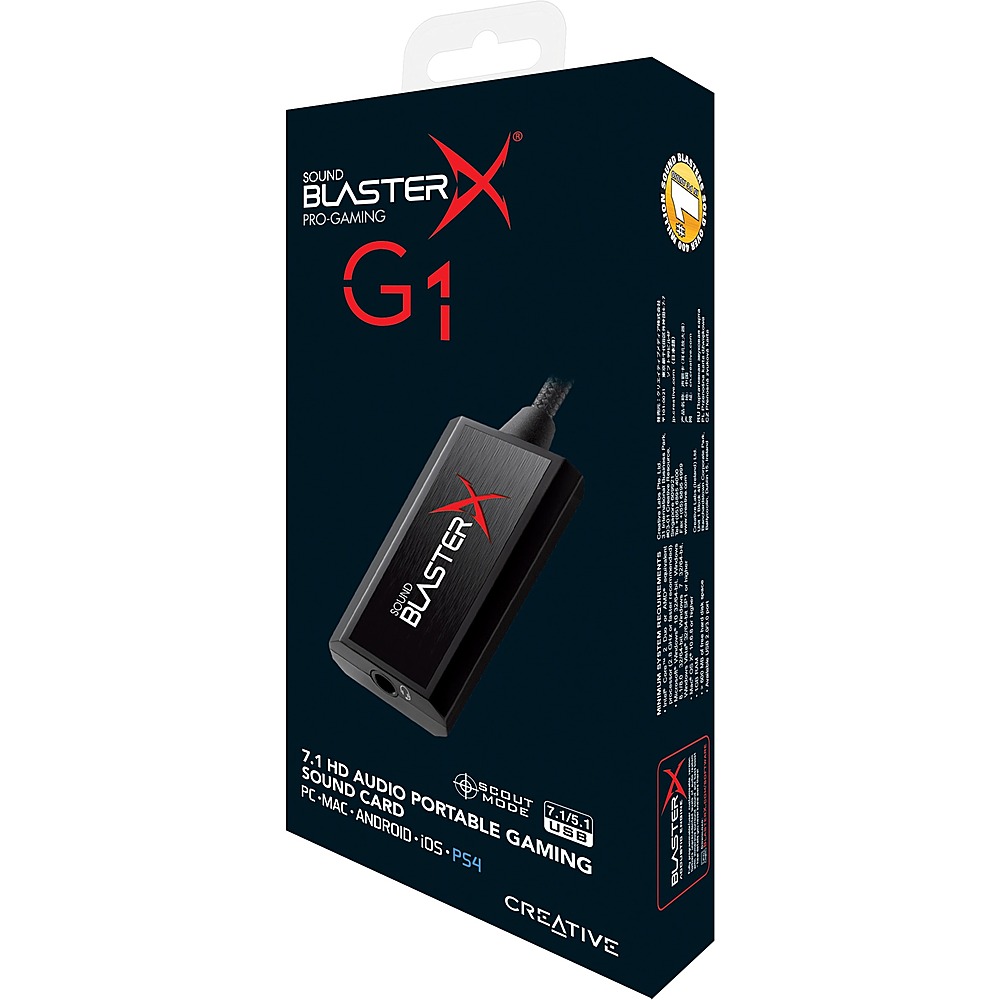 Creative Sound BlasterX External Sound Card 70SB171000000 - Best Buy