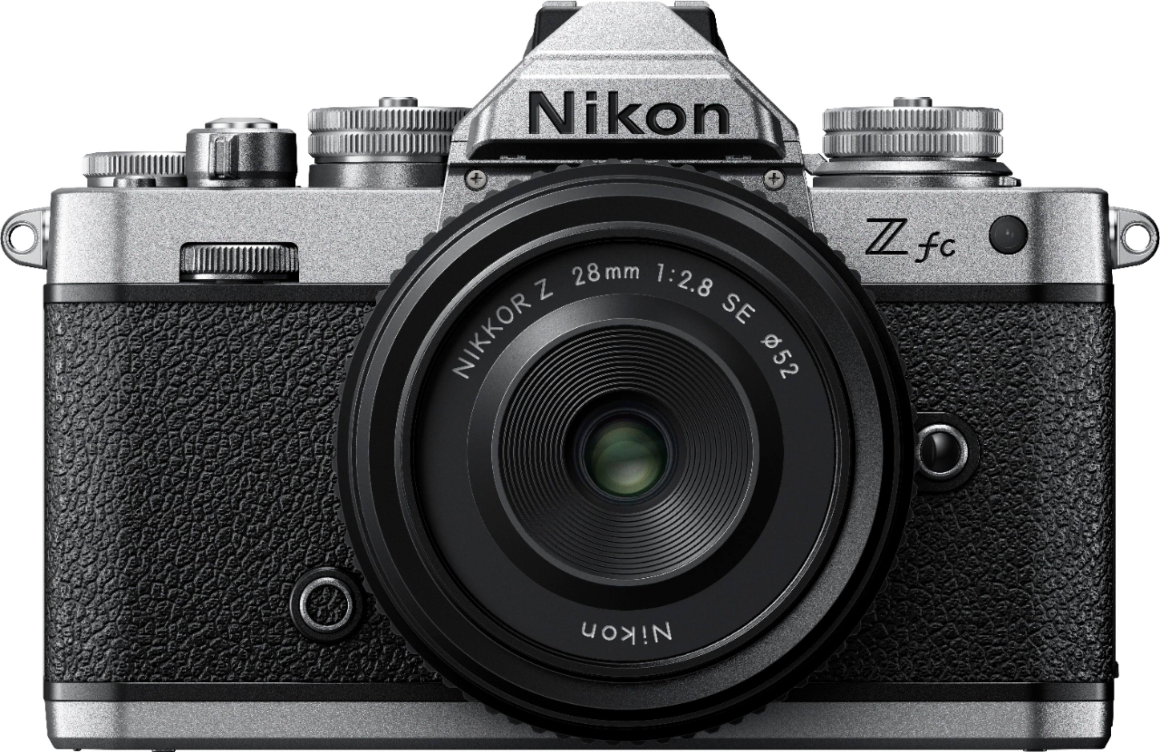 Nikon - Z fc 4K Video Mirrorless Camera w/ NIKKOR Z 28mm f/2.8 - Black/Silver