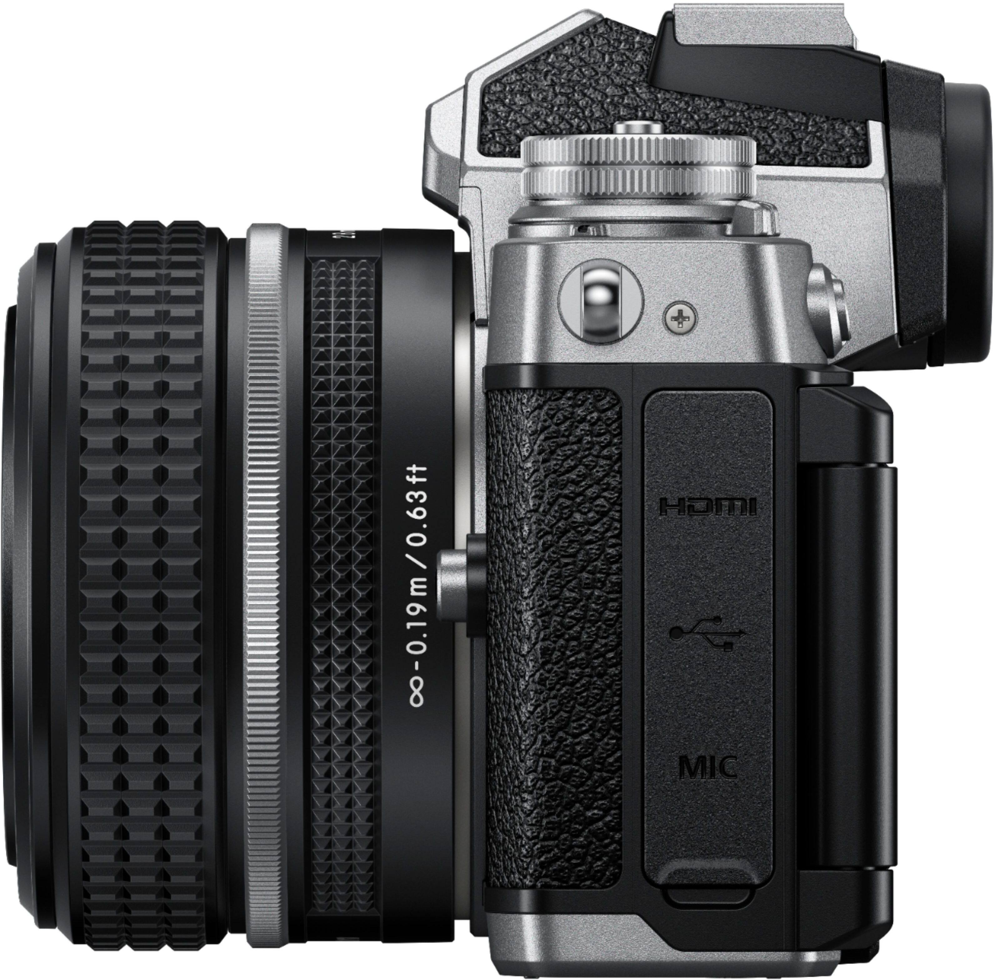 Alt View 12. Nikon - Z fc 4K Video Mirrorless Camera w/ NIKKOR Z 28mm f/2.8 - Black/Silver.