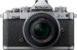 Nikon - Z fc 4K Video Mirrorless Camera w/ NIKKOR Z DX 16-50mm f/3.5-6.3 VR - Black/Silver - Front_Zoom