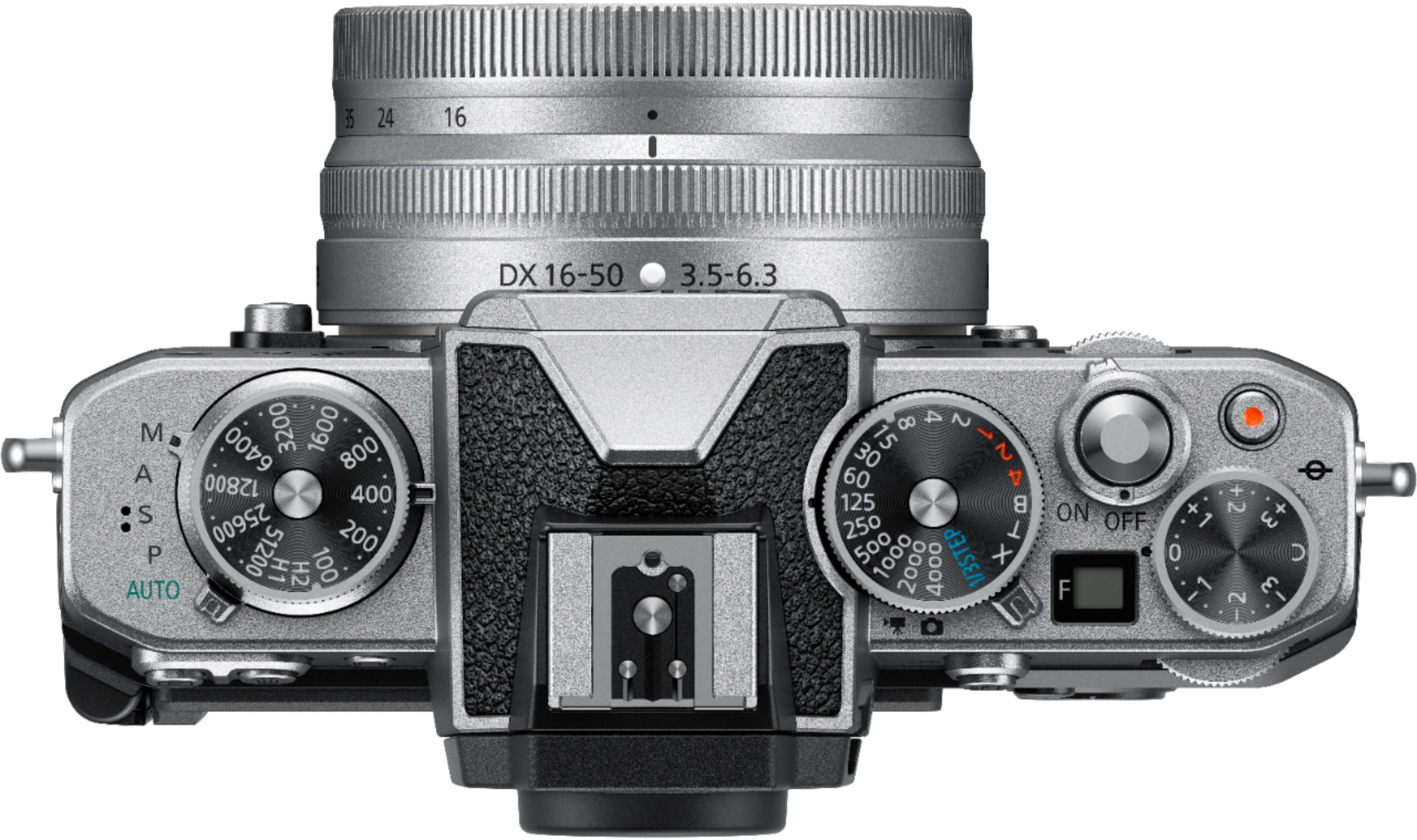 Alt View 13. Nikon - Z fc 4K Video Mirrorless Camera w/ NIKKOR Z DX 16-50mm f/3.5-6.3 VR - Black/Silver.