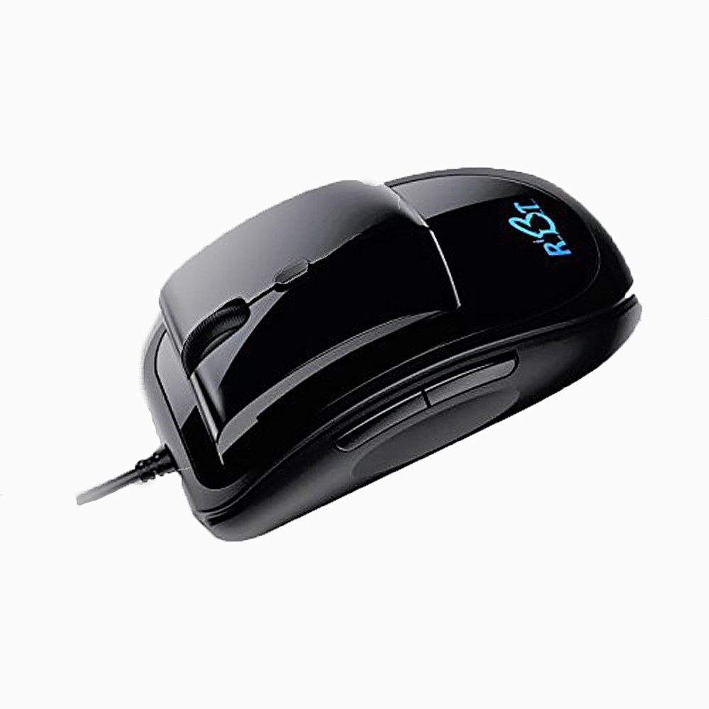 Angle View: Quadraclick - RBT Rebel Real 1.112 Wired Ergonomic Mouse - Black
