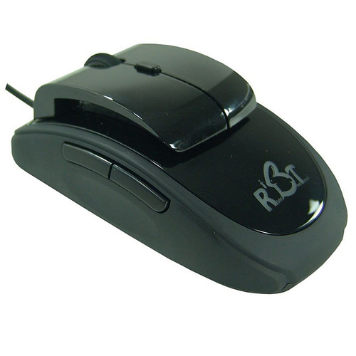 Quadraclick - RBT Rebel Real 1.112 Wired Ergonomic Mouse - Black