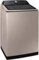 Alt View Zoom 11. Samsung - 5.1 cu. ft. Smart Top Load Washer with ActiveWave™ Agitator and Super Speed Wash - Champagne.