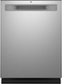 Front Zoom. GE - Top Control Built-In Dishwasher with 3rd Rack, 50 dBA - Stainless Steel.