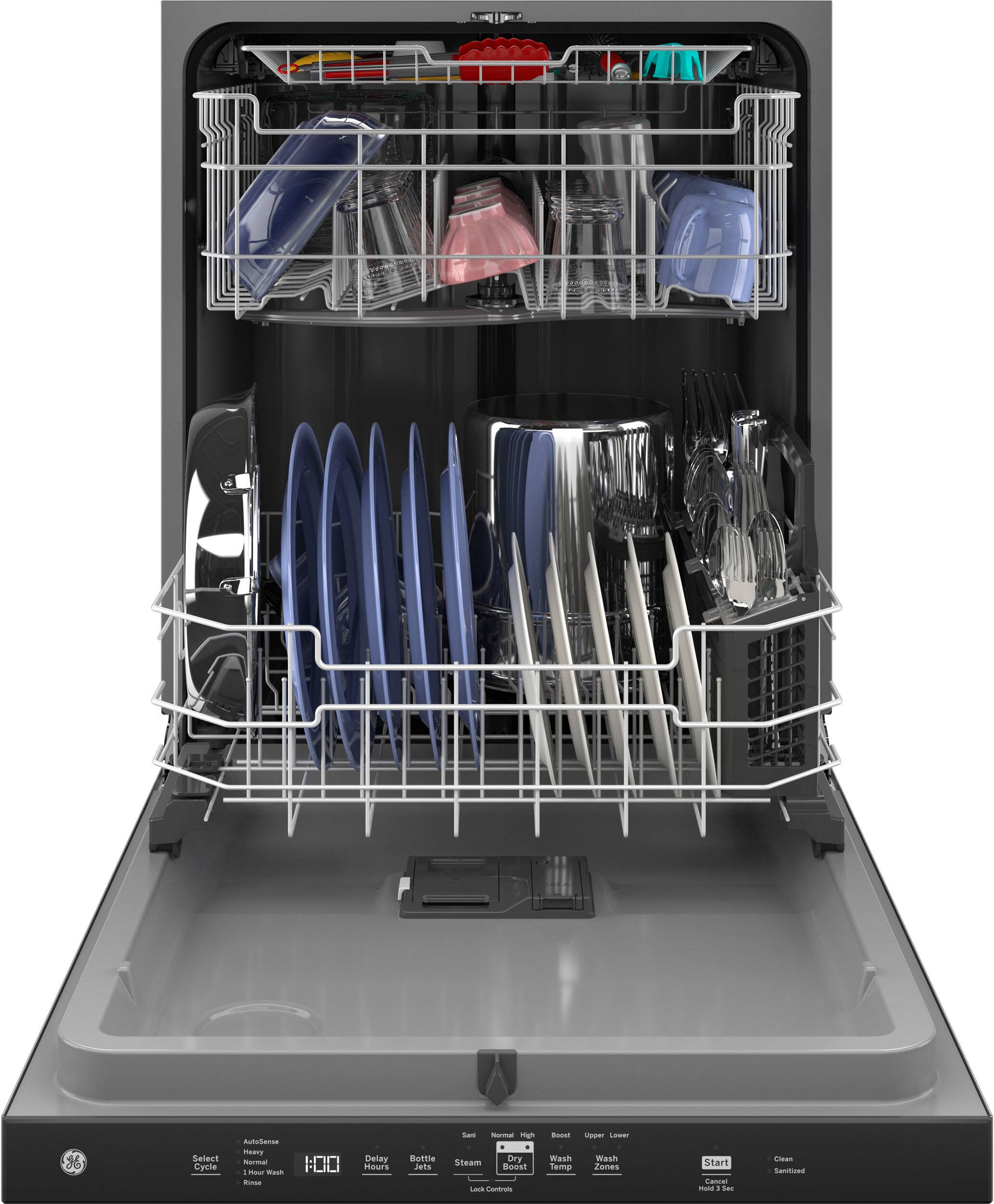 Alt View 12. GE - Top Control Built-In Dishwasher with 3rd Rack, 50 dBA - Fingerprint Resistant Stainless Steel.