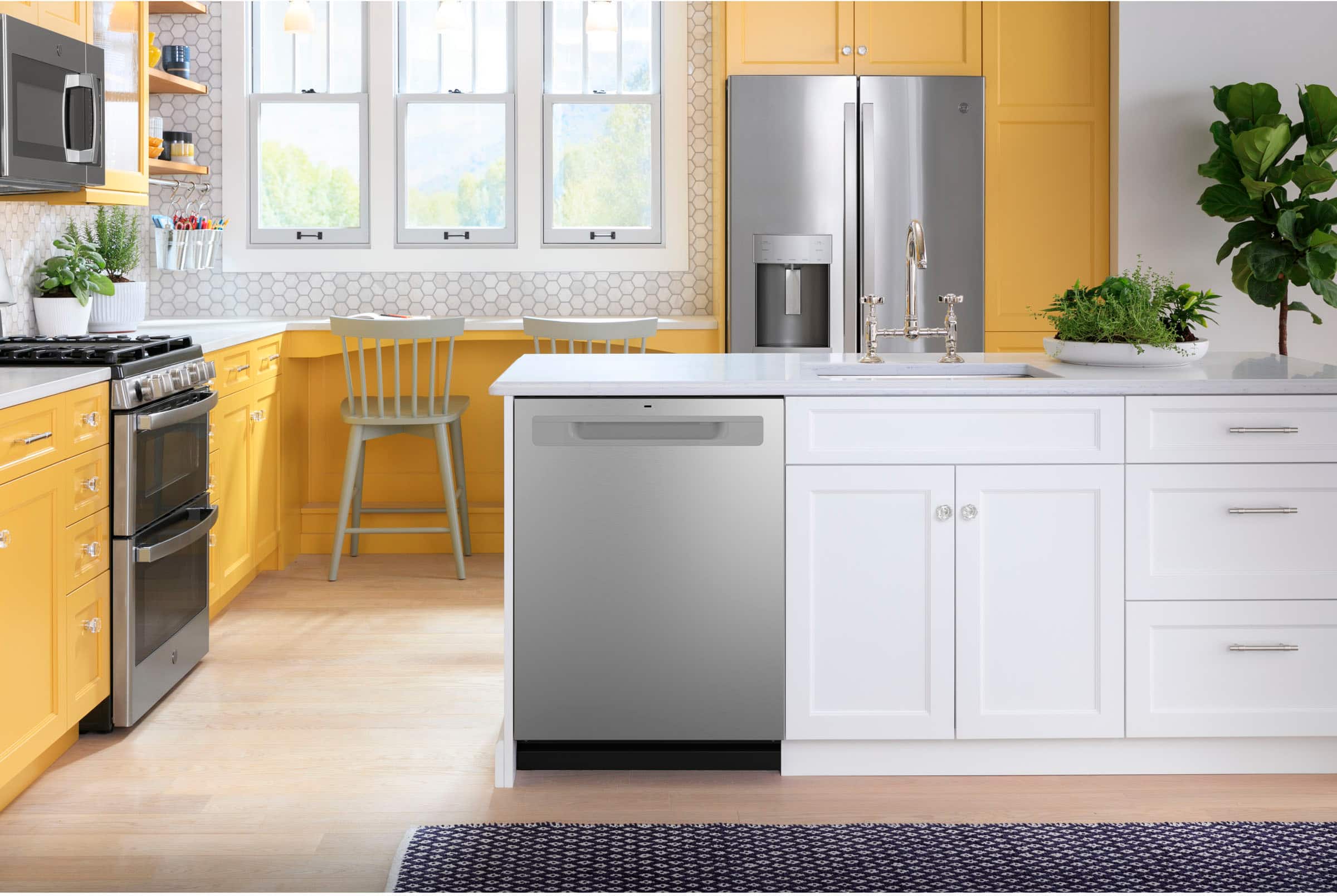 Alt View 14. GE - Top Control Built-In Dishwasher with 3rd Rack, 50 dBA - Fingerprint Resistant Stainless Steel.
