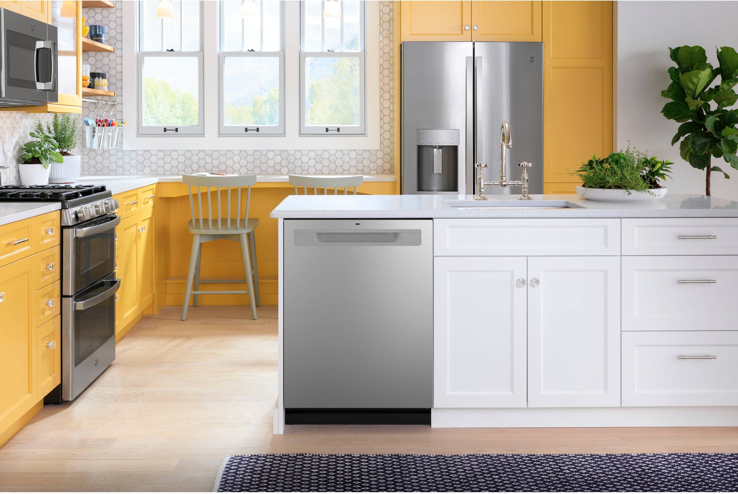 Alt View 14. GE - Top Control Built-In Dishwasher with 3rd Rack, 50 dBA - Fingerprint Resistant Stainless Steel.