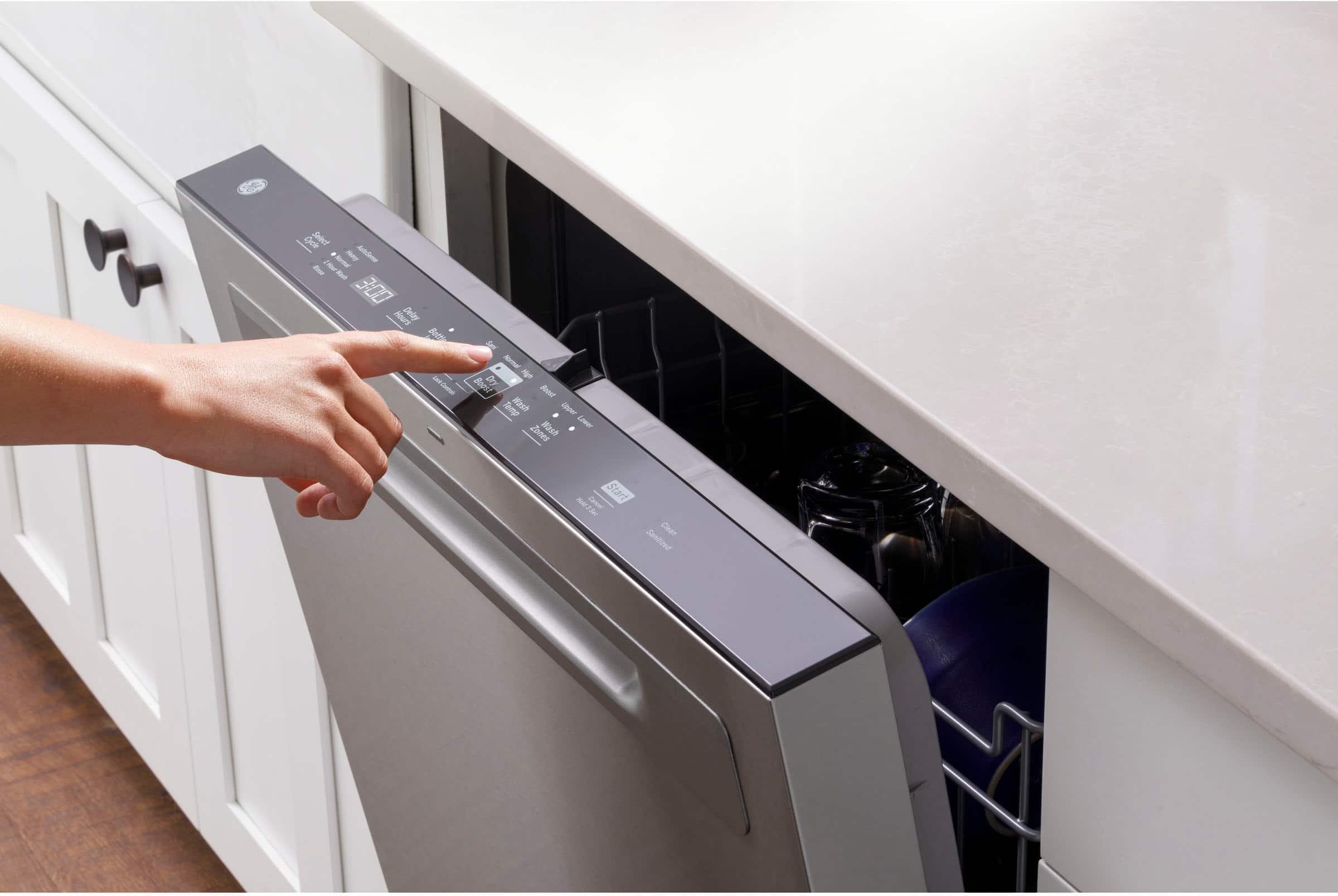 Alt View 20. GE - Top Control Built-In Dishwasher with 3rd Rack, 50 dBA - Fingerprint Resistant Stainless Steel.