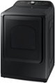 Alt View Zoom 12. Samsung - 7.4 Cu. Ft. Smart Electric Dryer with Steam Sanitize+ - Brushed Black.