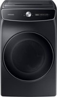Samsung - 7.5 cu. ft. Smart Dial Electric Dryer with FlexDry and Super Speed Dry - Brushed black - Front_Zoom