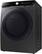 Alt View 18. Samsung - 7.5 Cu. Ft. Stackable Smart Gas Dryer with Steam and AI Smart Dial - Brushed Black.