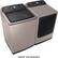 Alt View 16. Samsung - 7.4 Cu. Ft. Smart Electric Dryer with Steam Sanitize+ - Champagne.